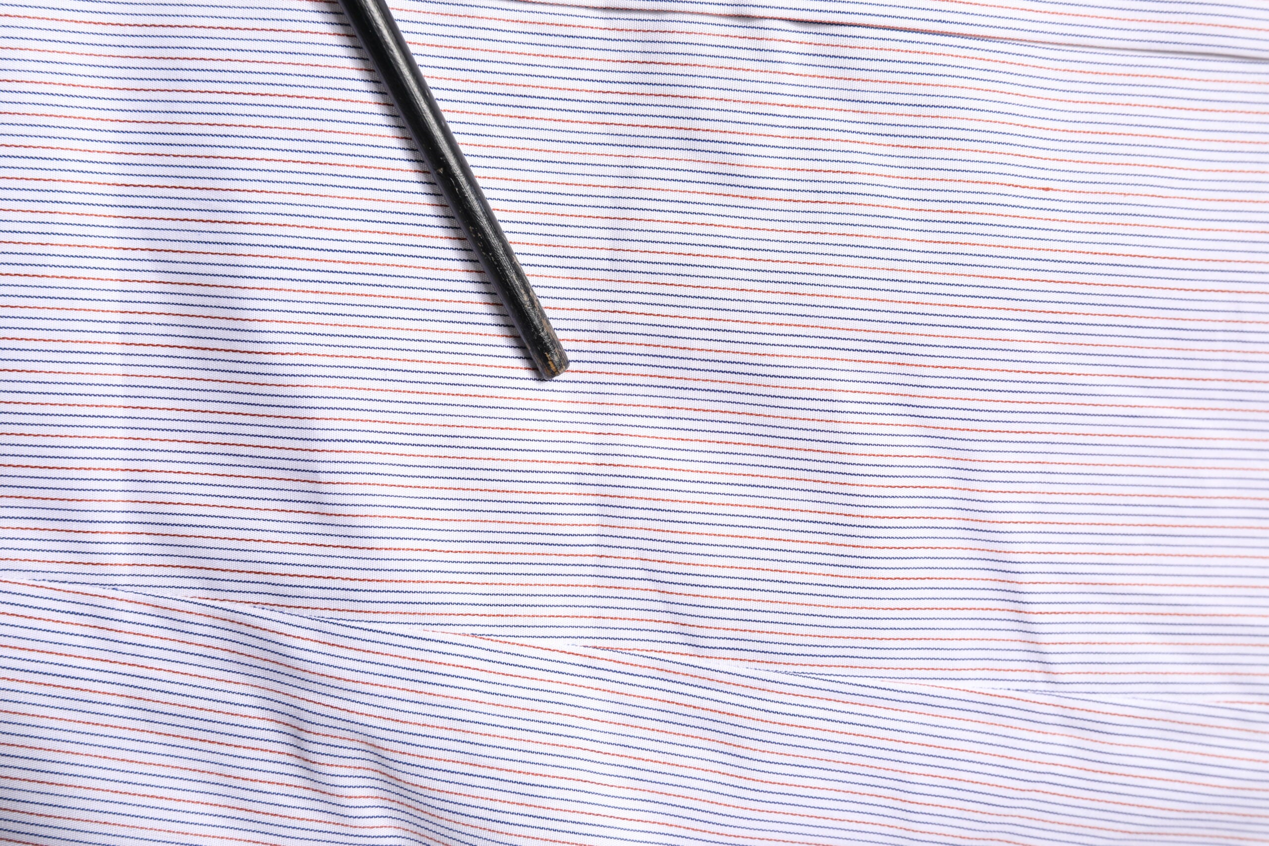 Dolce & Gabbana White striped cotton GOLD shirt with long sleeves